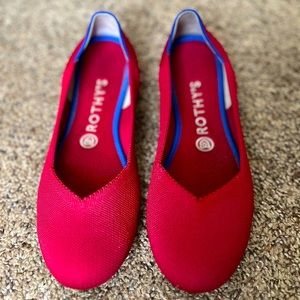 Rothy’s Size 8.5 Round Toe Shoe in Red